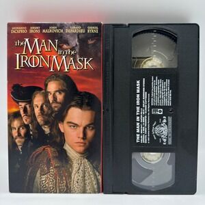 The Man in the Iron Mask VHS 1998 Leonardo DiCaprio MGM Action Adventure Movie